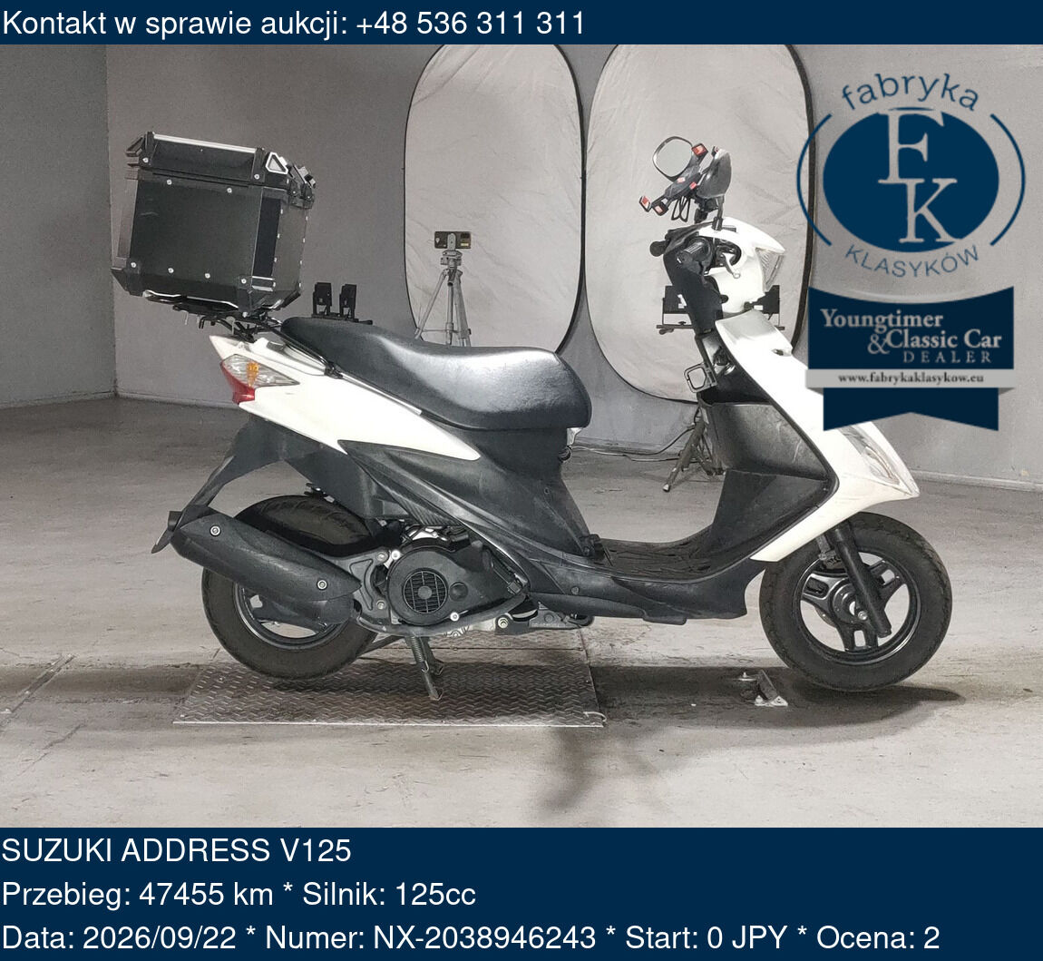 SUZUKI ADDRESS V125  - zdjęcie 2