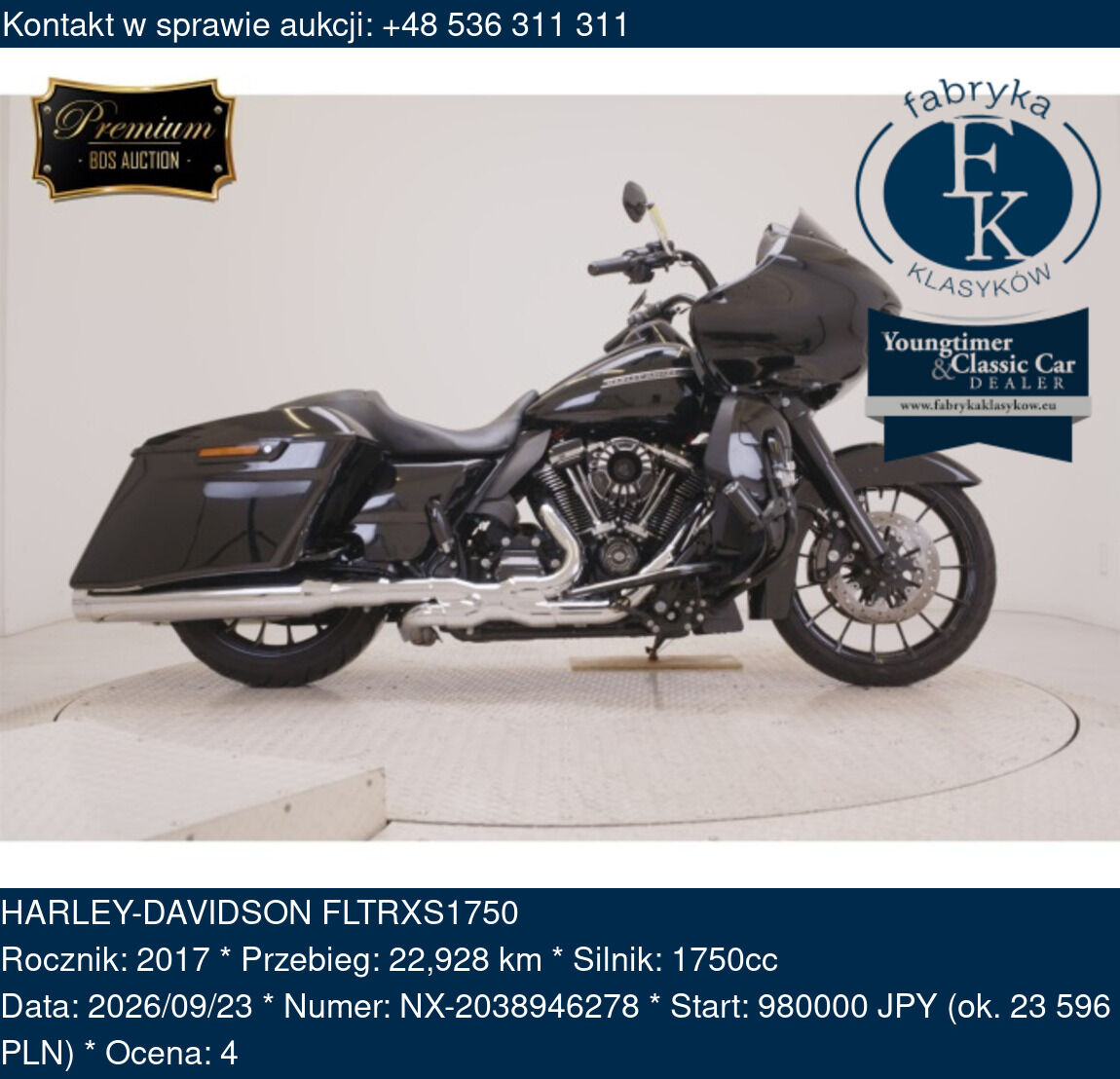 HARLEY-DAVIDSON FLTRXS1750 2017 - zdjęcie 2