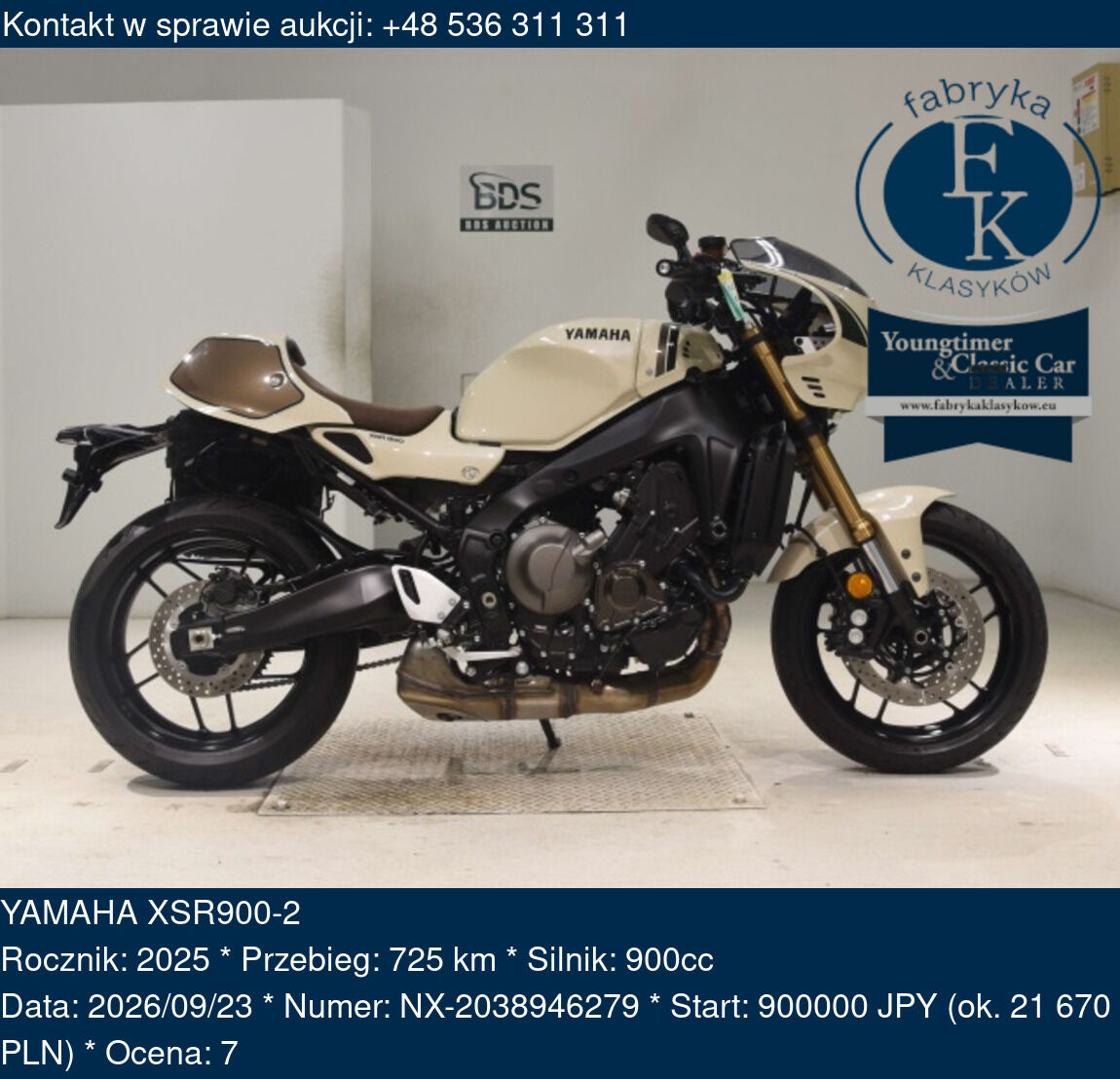 YAMAHA XSR900-2 2025 - zdjęcie 2