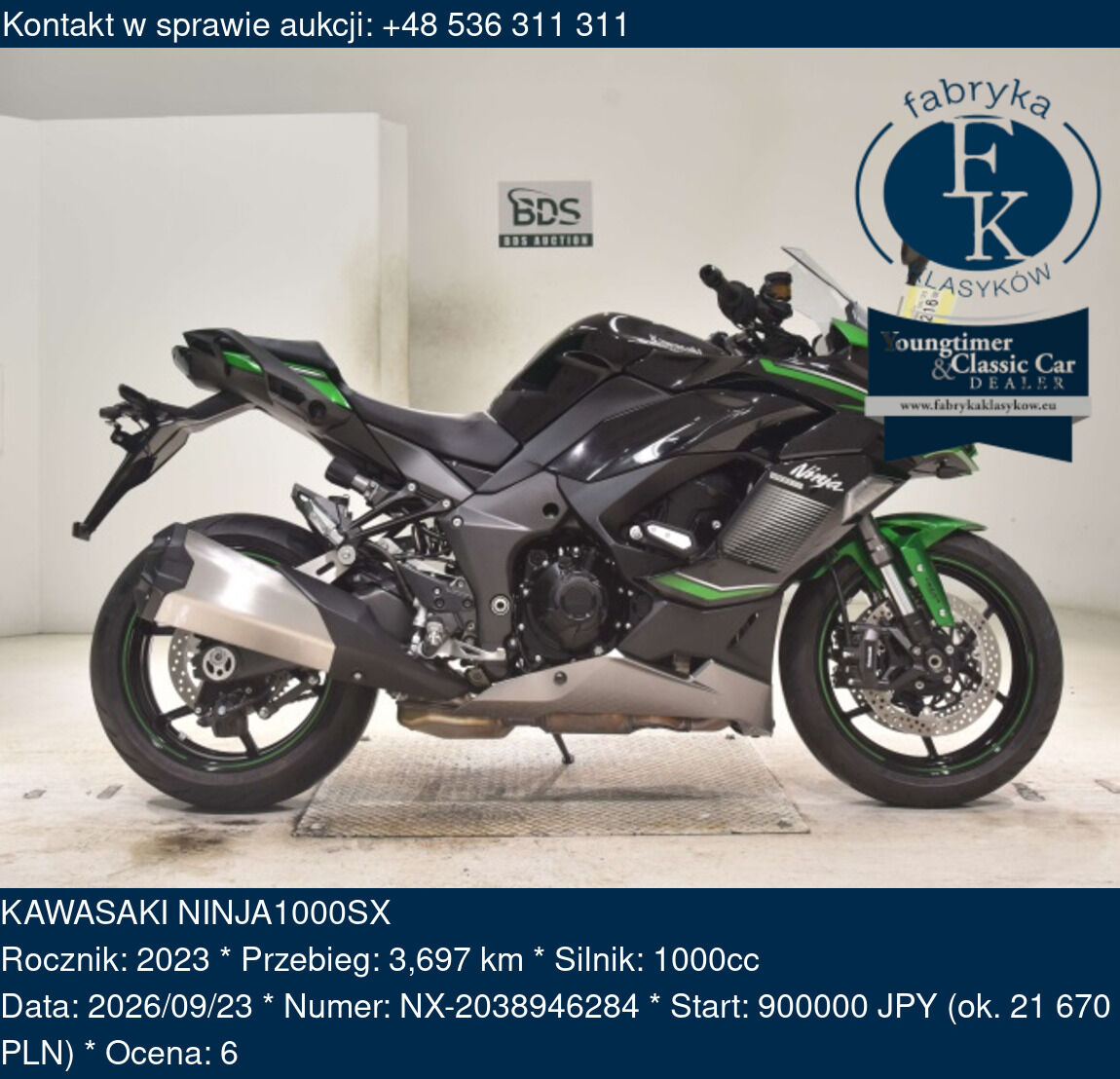 KAWASAKI NINJA1000SX 2023 - zdjęcie 2