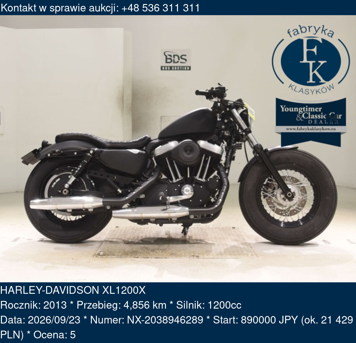 HARLEY-DAVIDSON XL1200X 2013 - zdjęcie 2