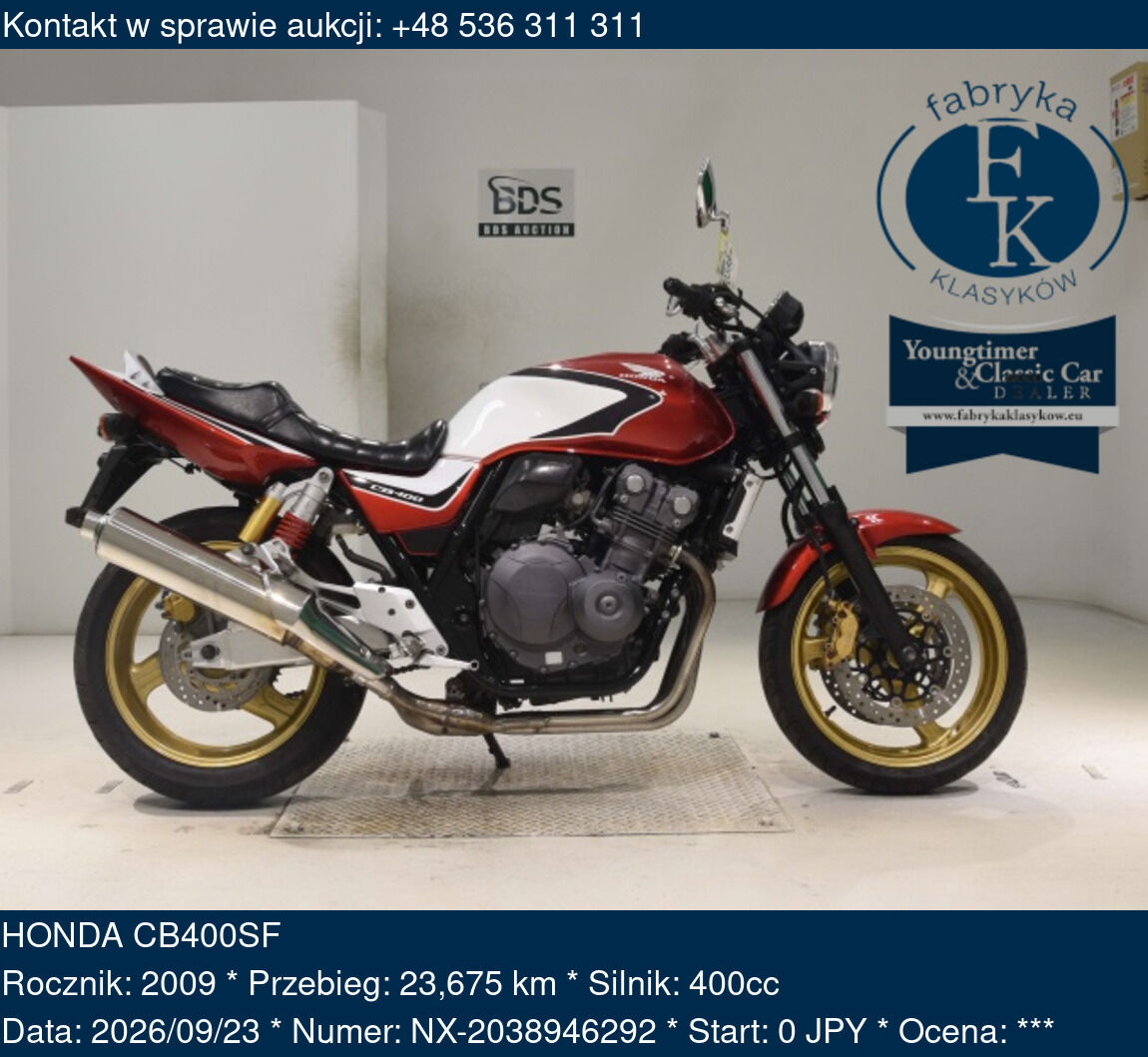 HONDA CB400SF 2009 - zdjęcie 2