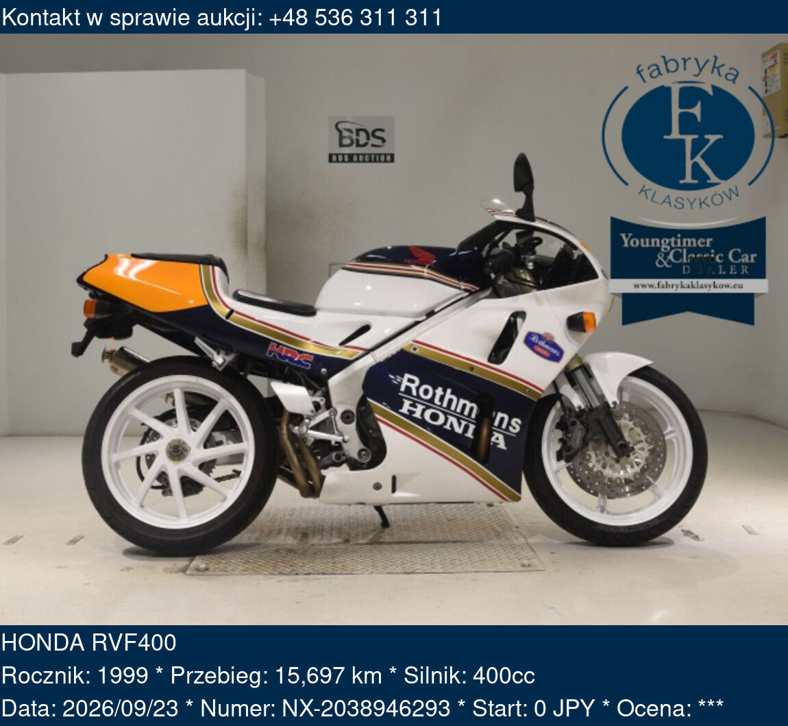 HONDA RVF400 1999 - zdjęcie 2