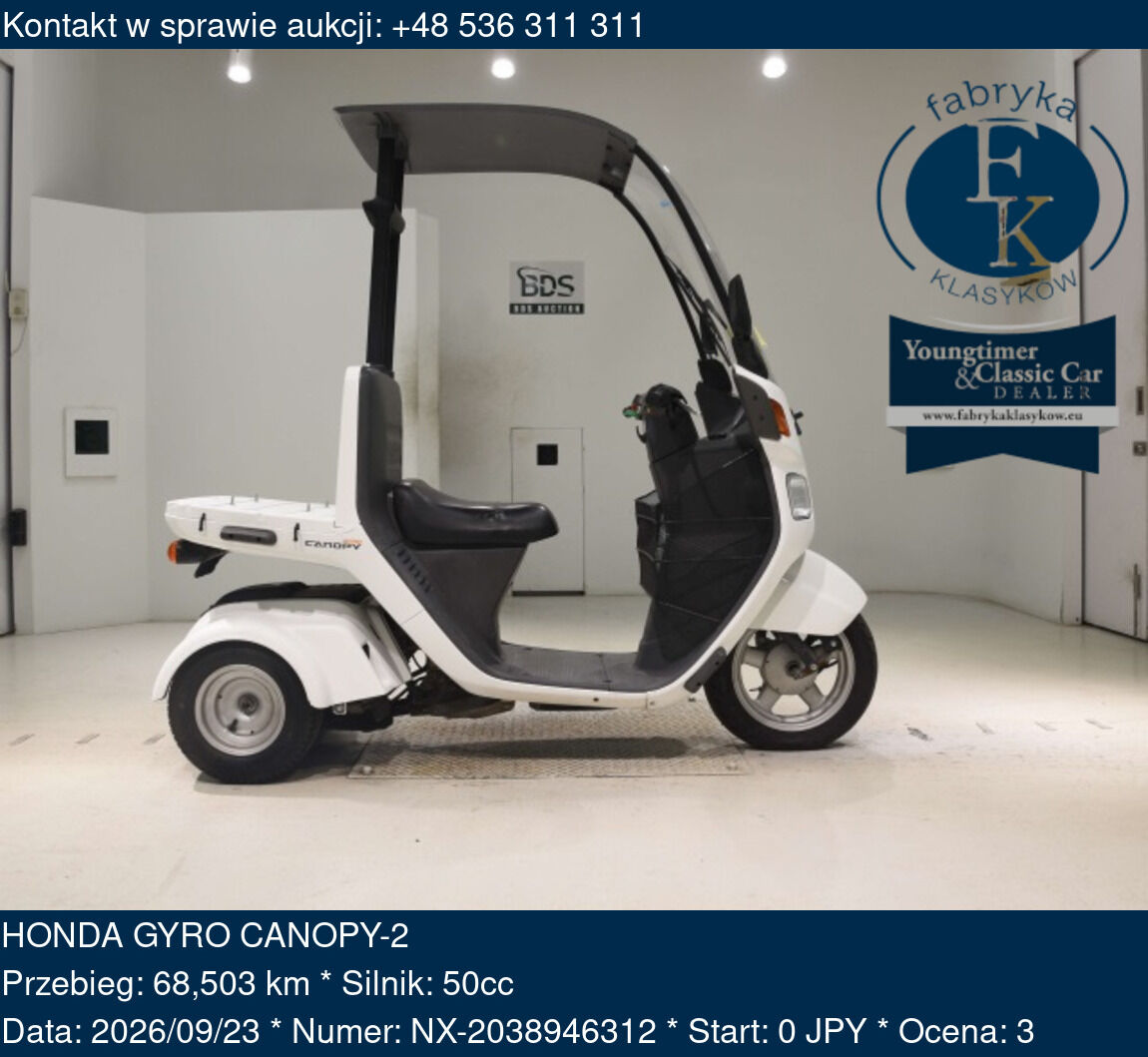 HONDA GYRO CANOPY-2  - zdjęcie 2