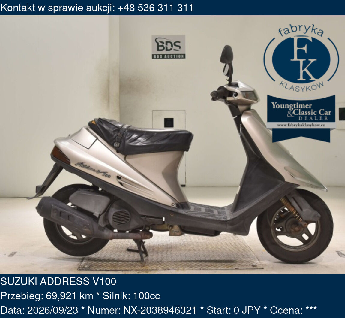 SUZUKI ADDRESS V100 - zdjęcie 2