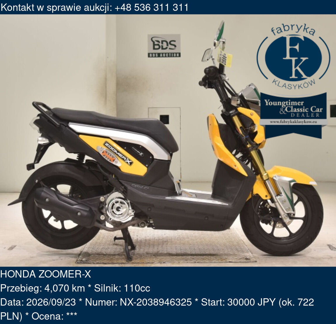 HONDA ZOOMER-X  - zdjęcie 2