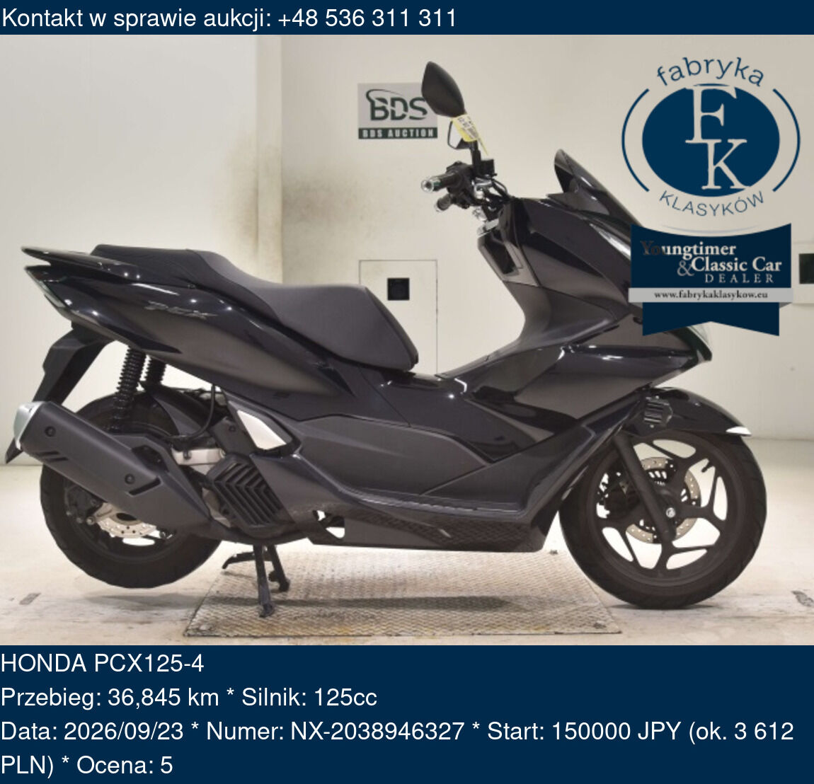 HONDA PCX125-4 - zdjęcie 2