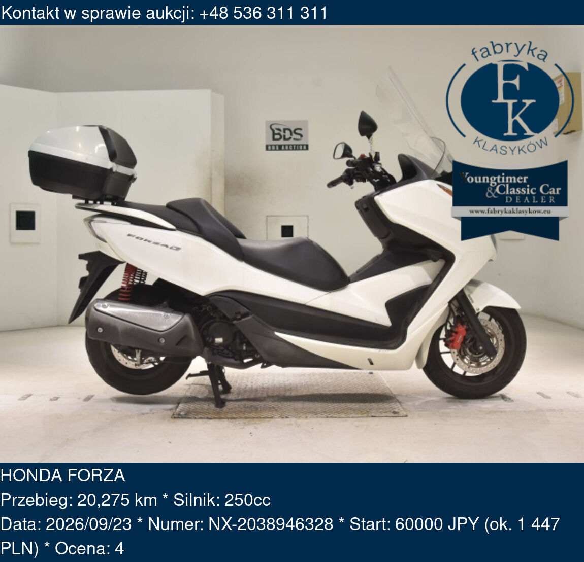 HONDA FORZA  - zdjęcie 2