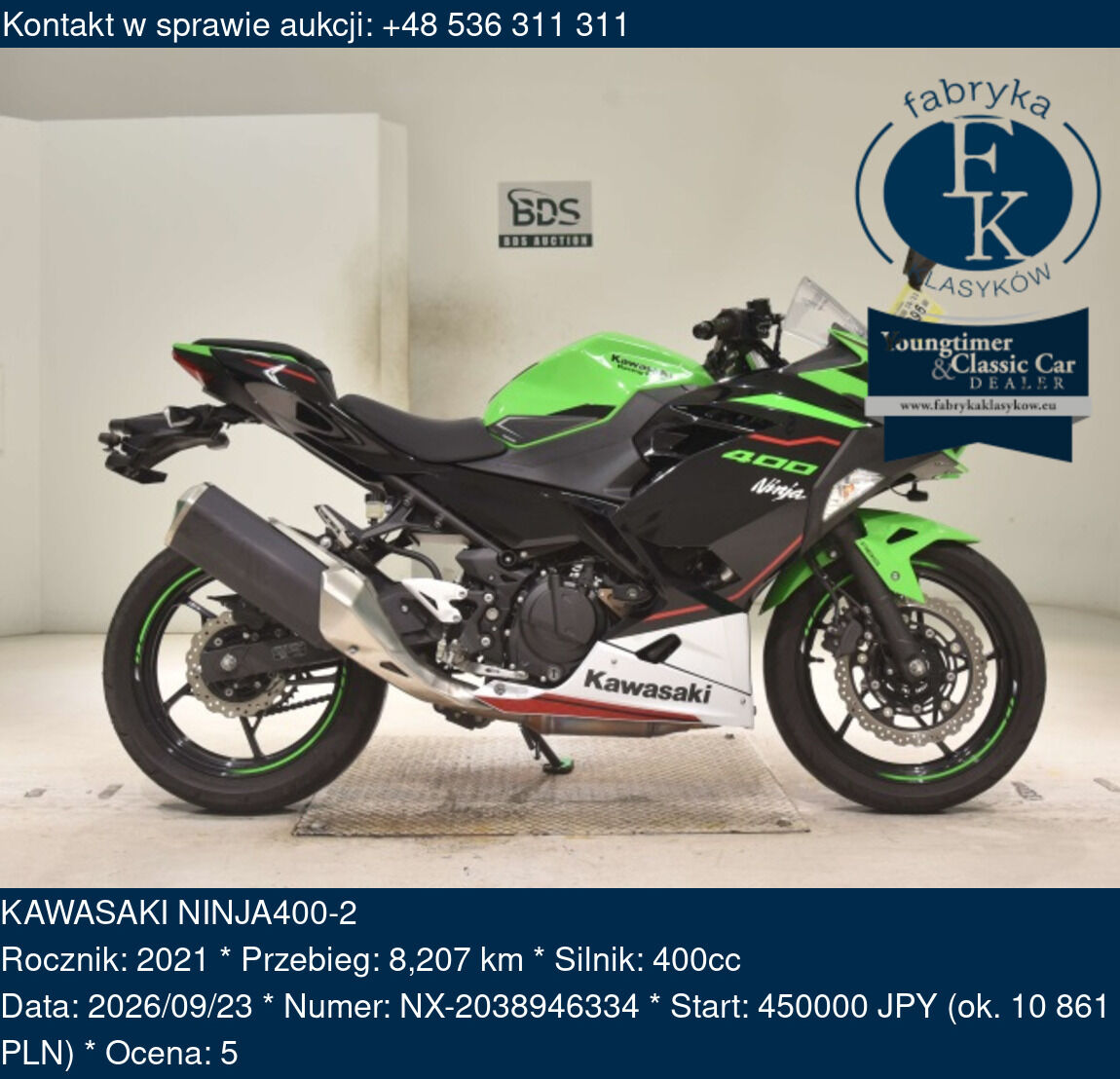 KAWASAKI NINJA400-2 2021 - zdjęcie 2
