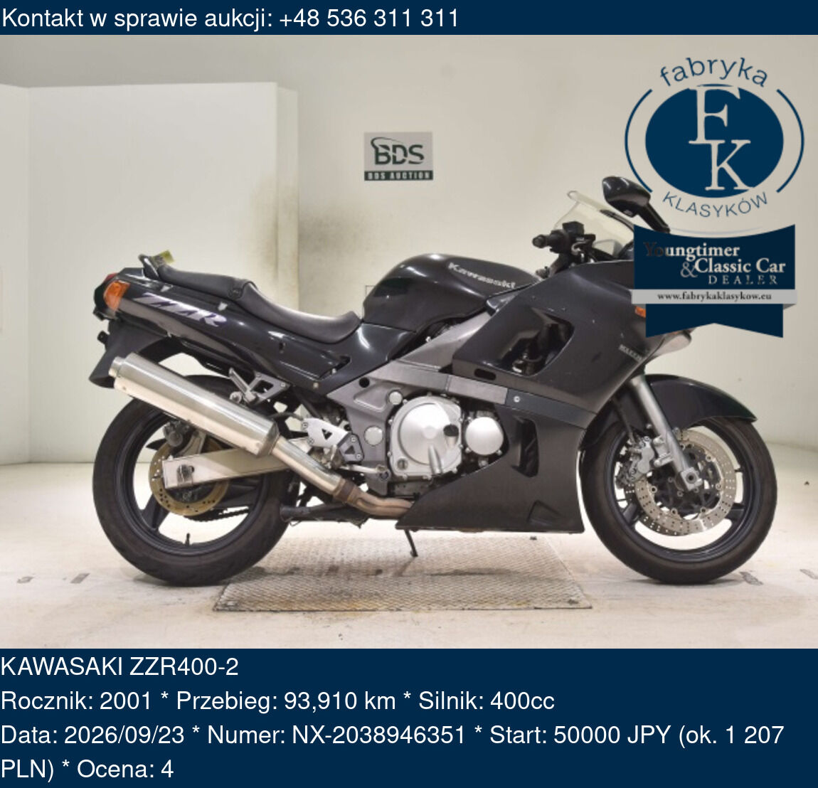KAWASAKI ZZR400-2 2001 - zdjęcie 2