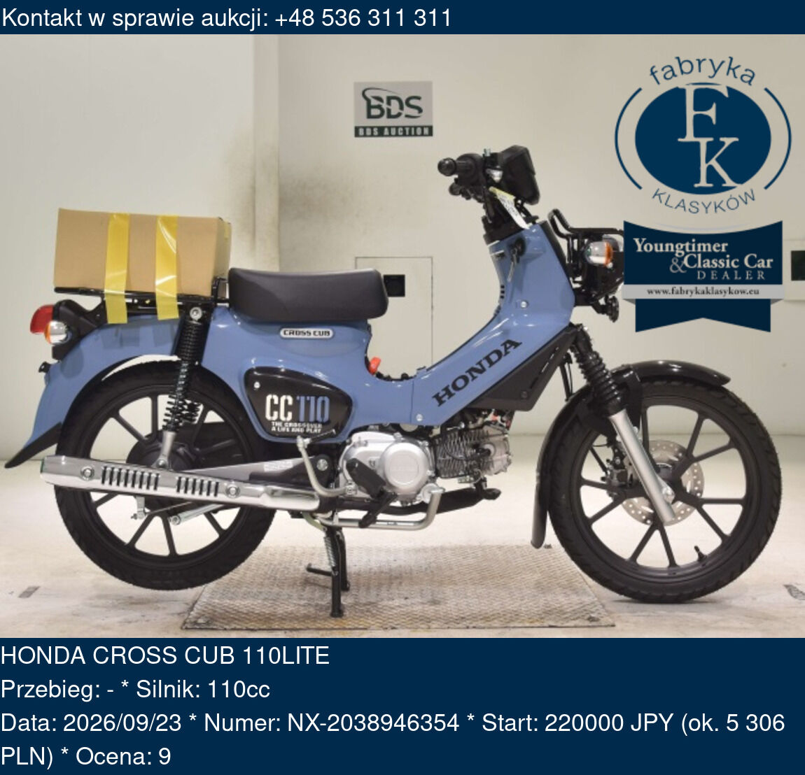 HONDA CROSS CUB 110LITE  - zdjęcie 2