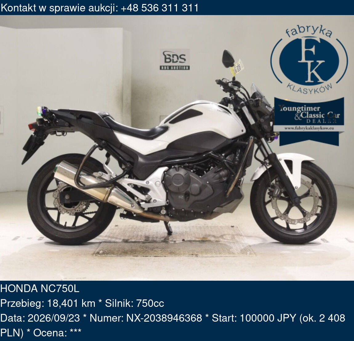 HONDA NC750L  - zdjęcie 2