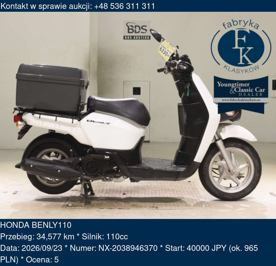 HONDA BENLY110  - zdjęcie 2
