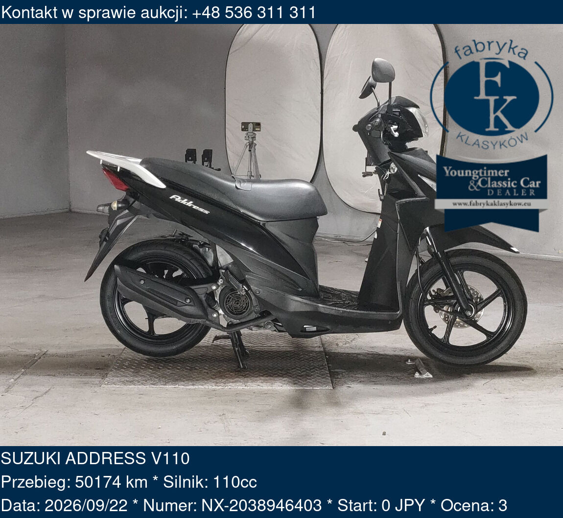 SUZUKI ADDRESS V110  - zdjęcie 2
