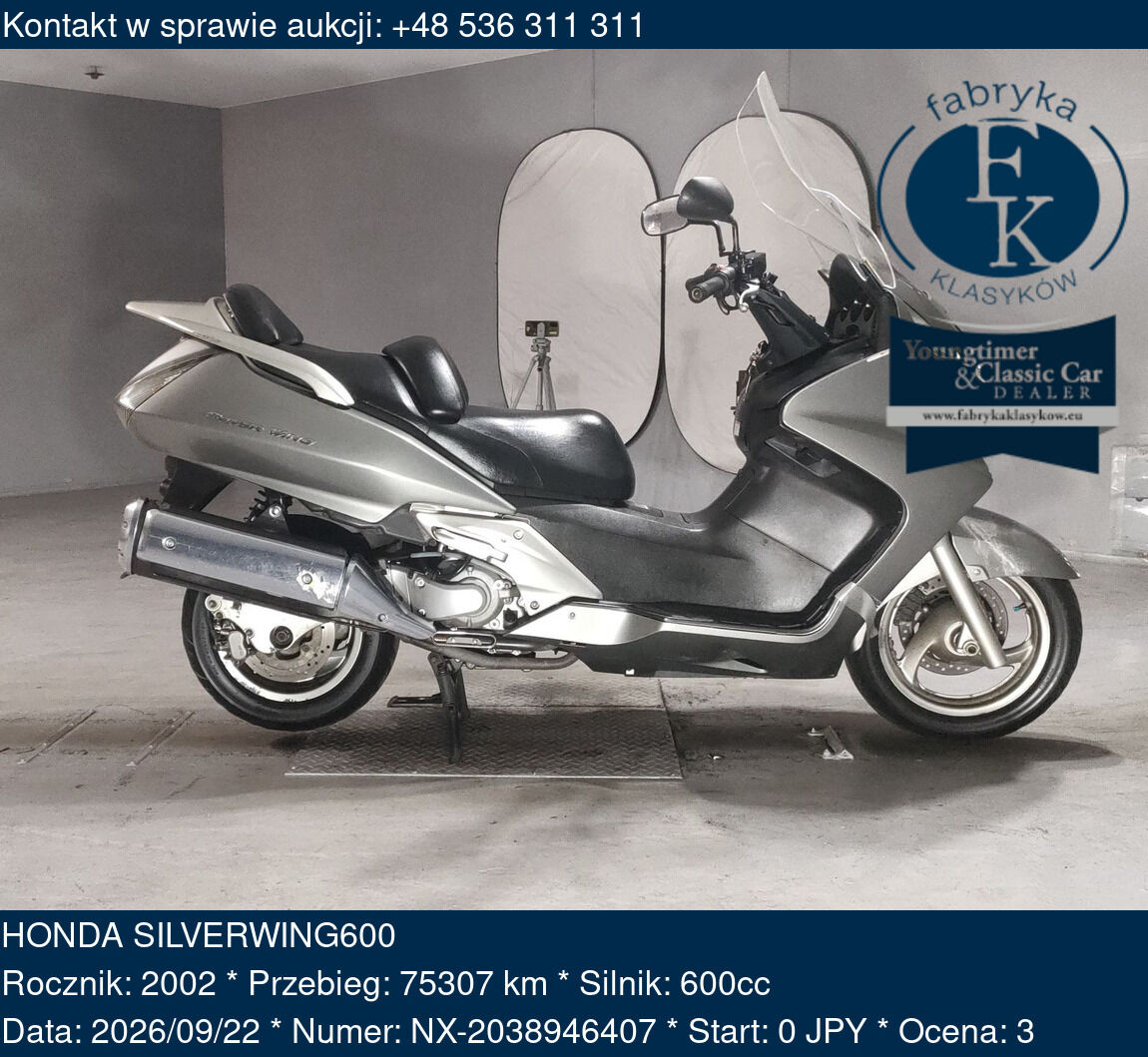 HONDA SILVERWING600 2002 - zdjęcie 2