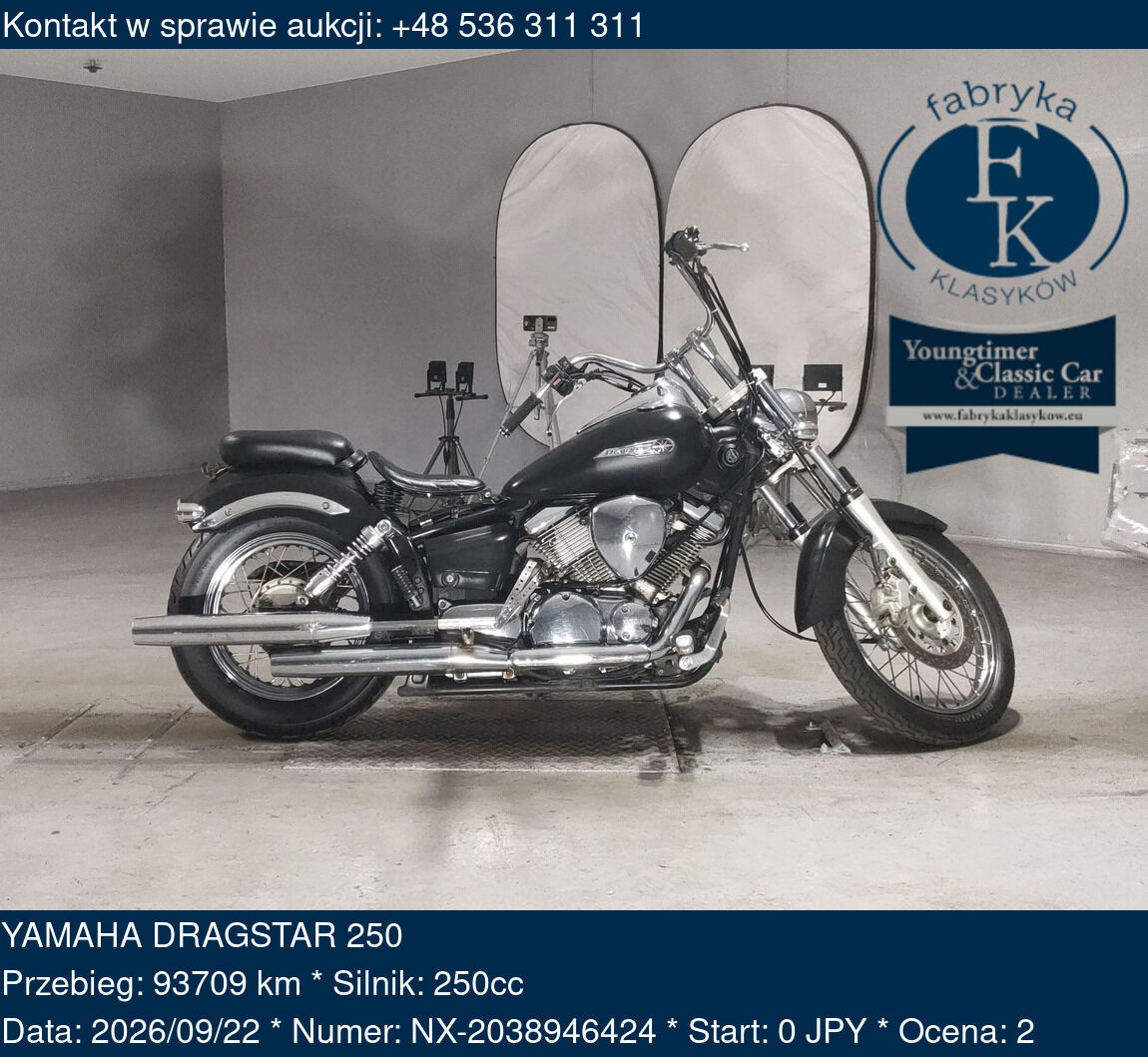 YAMAHA DRAGSTAR 250  - zdjęcie 2