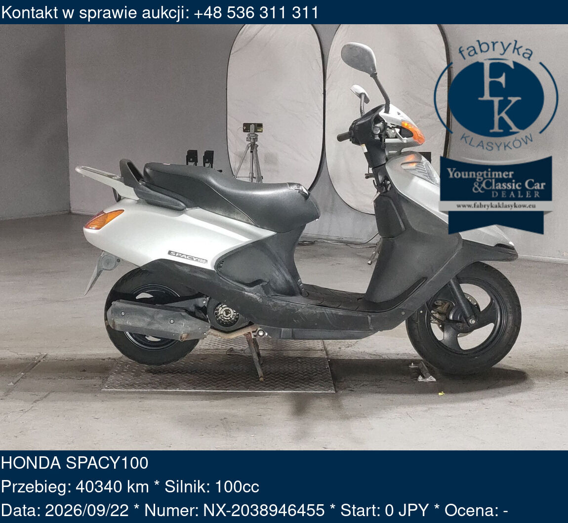 HONDA SPACY100  - zdjęcie 2