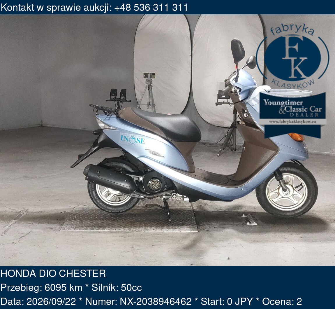 HONDA DIO CHESTER  - zdjęcie 2