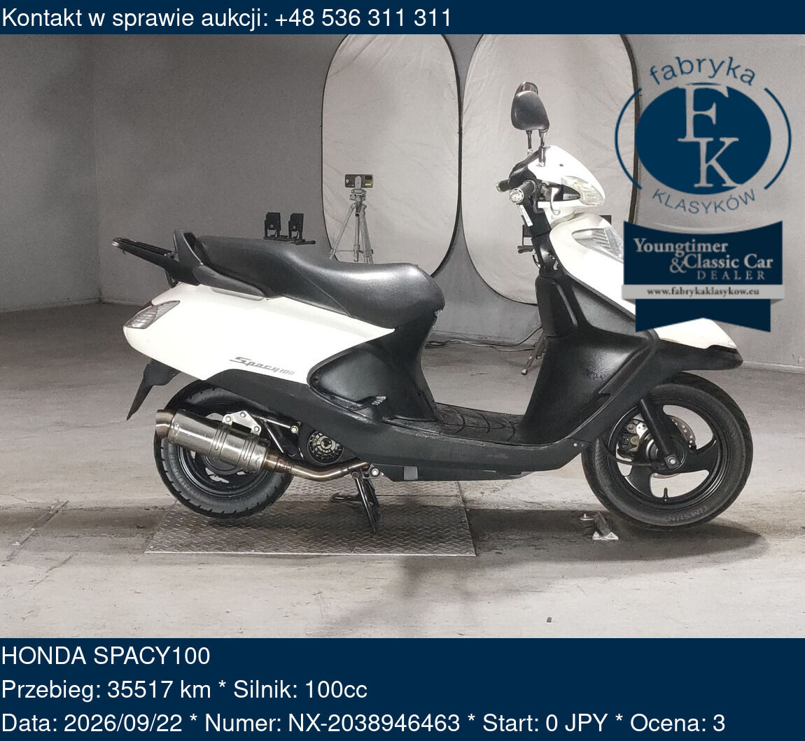 HONDA SPACY100  - zdjęcie 2