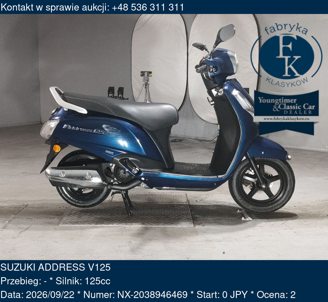 SUZUKI ADDRESS V125  - zdjęcie 2