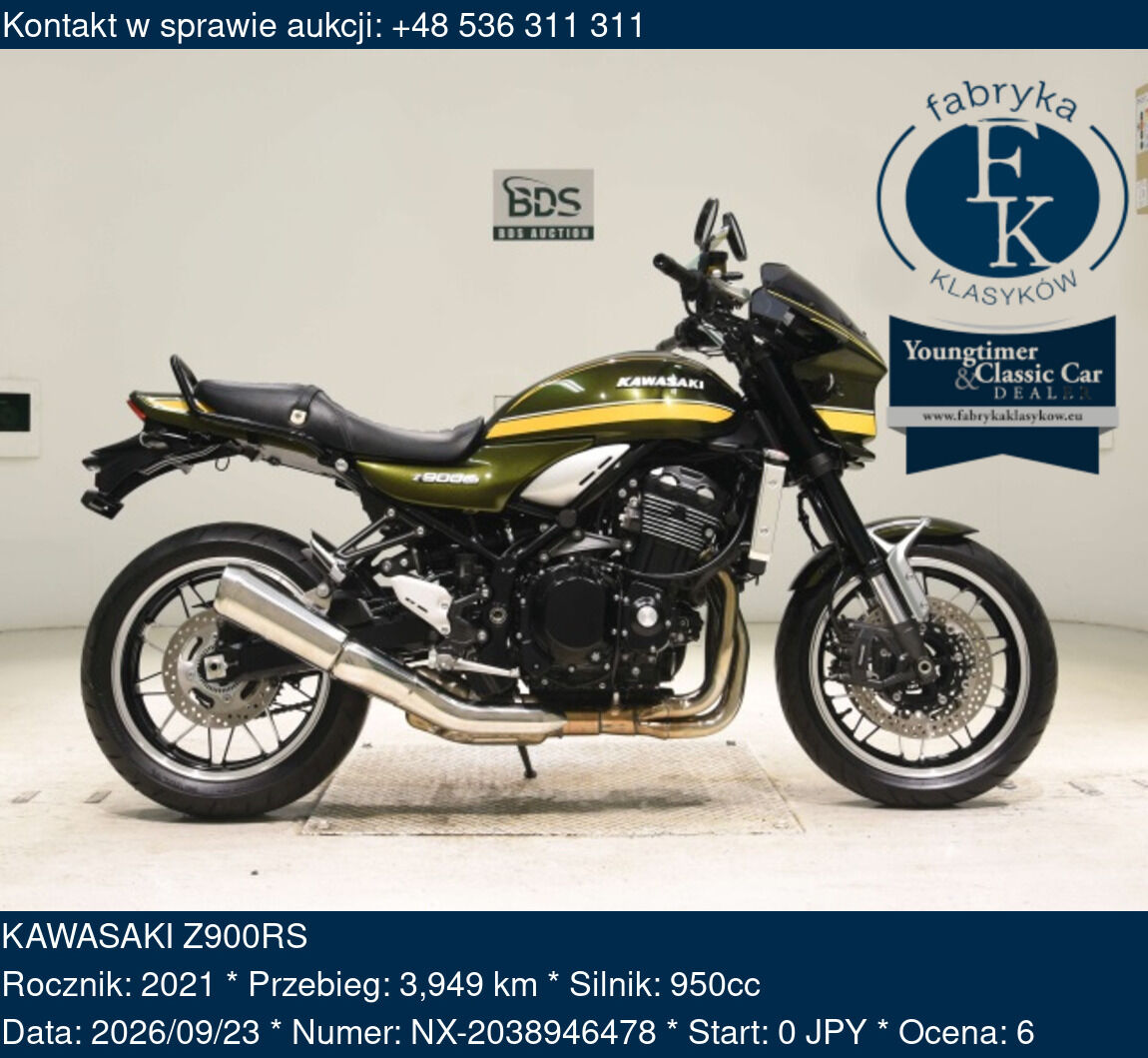 KAWASAKI Z900RS 2021 - zdjęcie 2