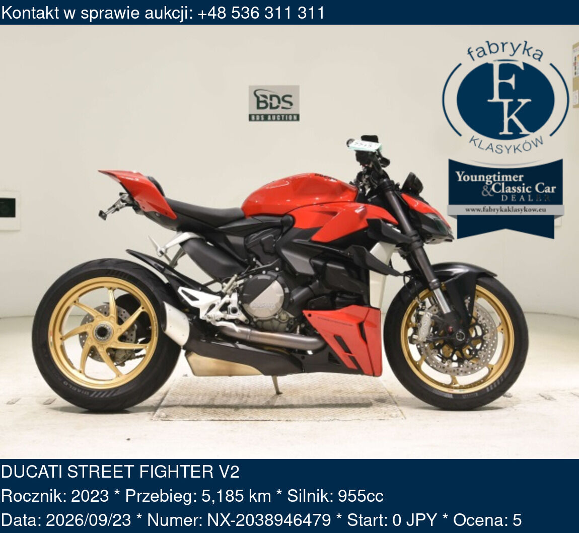 DUCATI STREET FIGHTER V2 2023 - zdjęcie 2