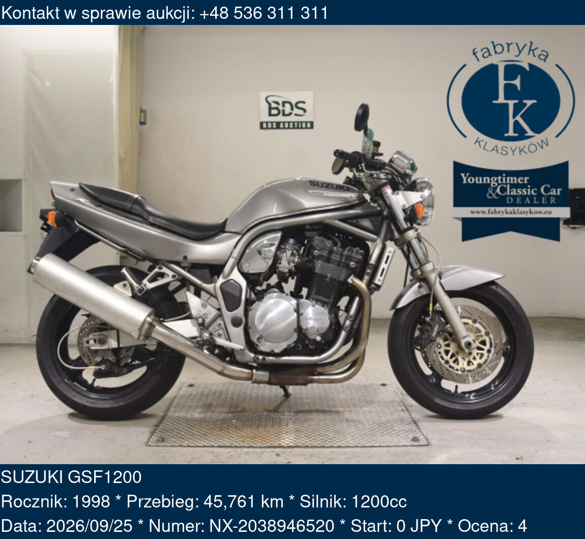 SUZUKI GSF1200 1998 - zdjęcie 2