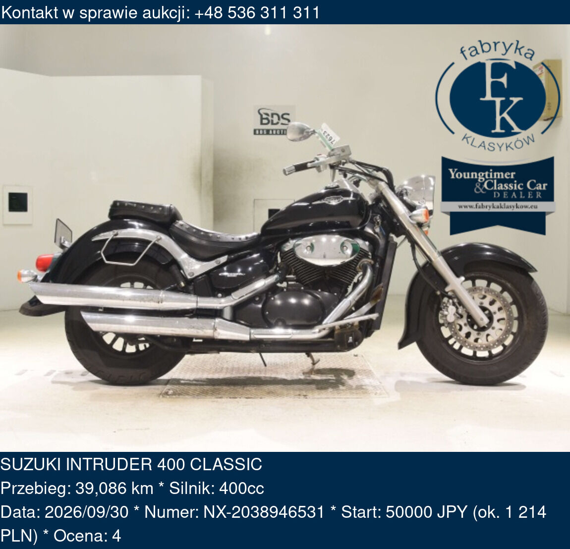SUZUKI INTRUDER 400 CLASSIC  - zdjęcie 2
