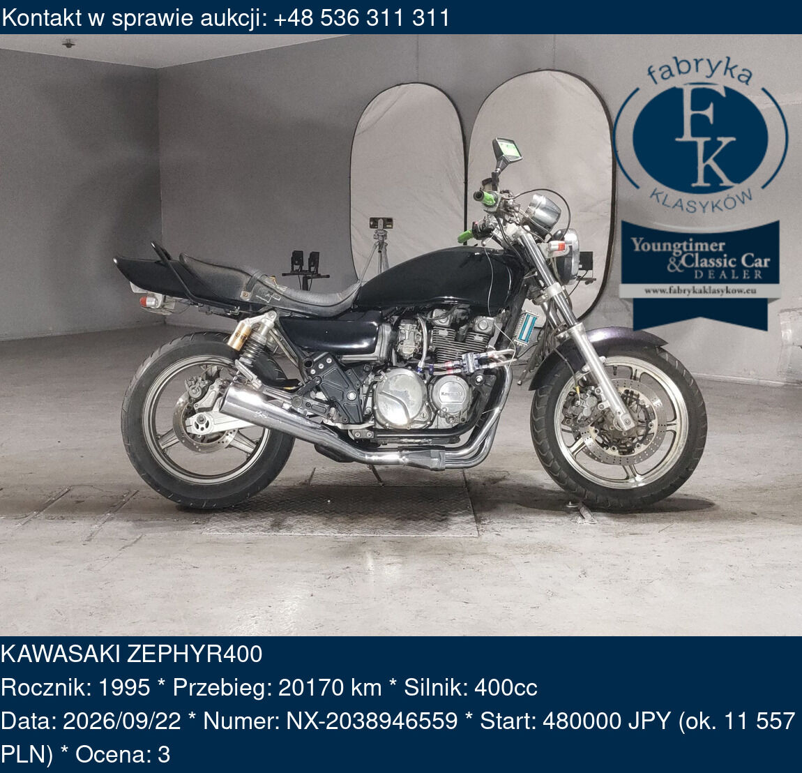 KAWASAKI ZEPHYR400 1995 - zdjęcie 2