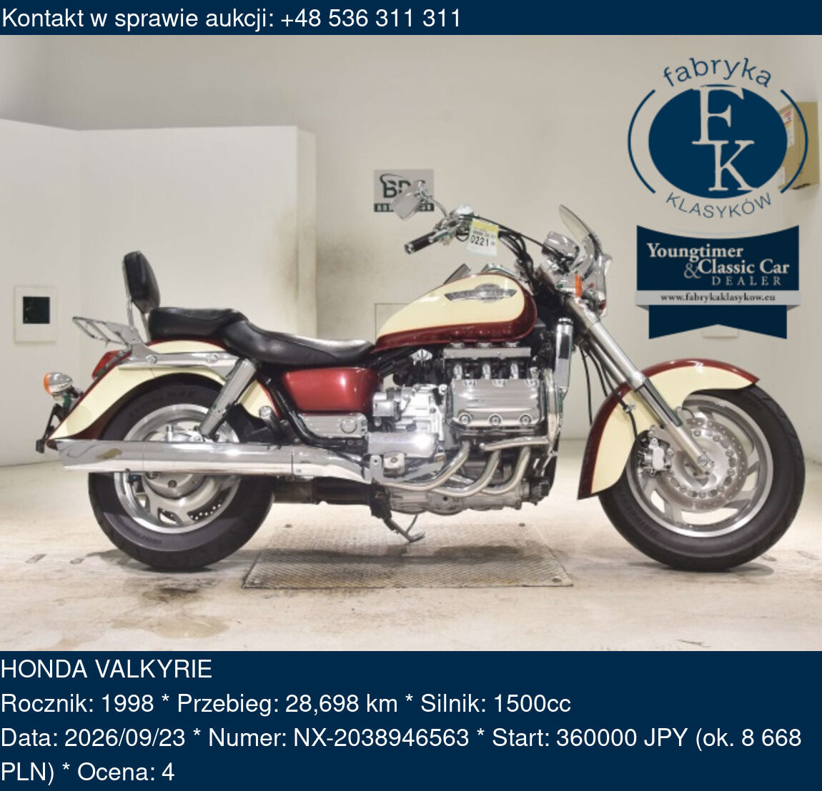 HONDA VALKYRIE 1998 - zdjęcie 2