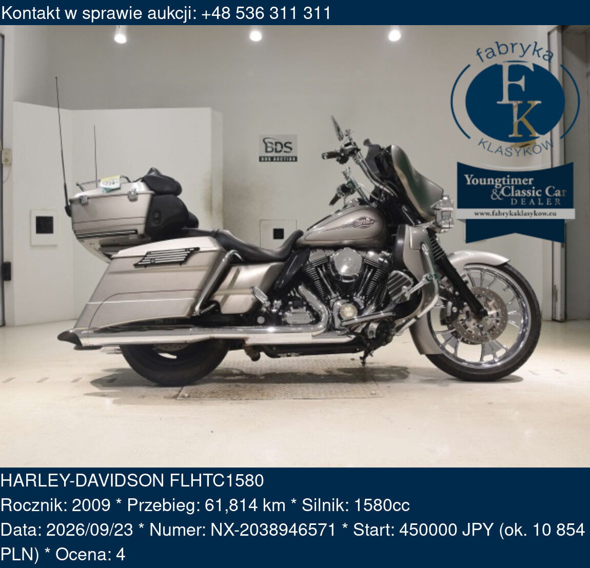 HARLEY-DAVIDSON FLHTC1580 2009 - zdjęcie 2