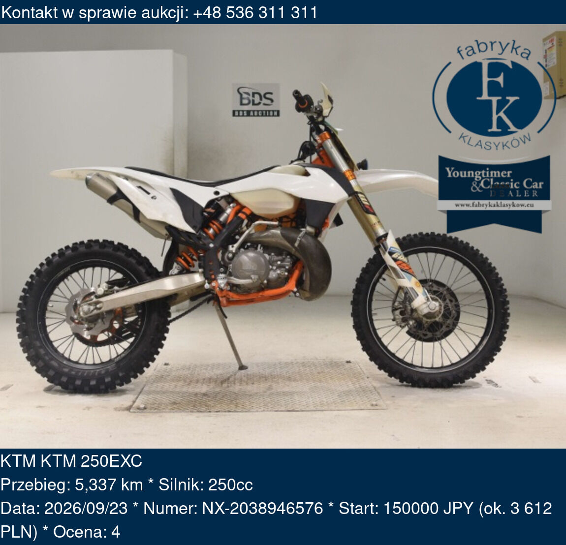 KTM KTM 250EXC  - zdjęcie 2