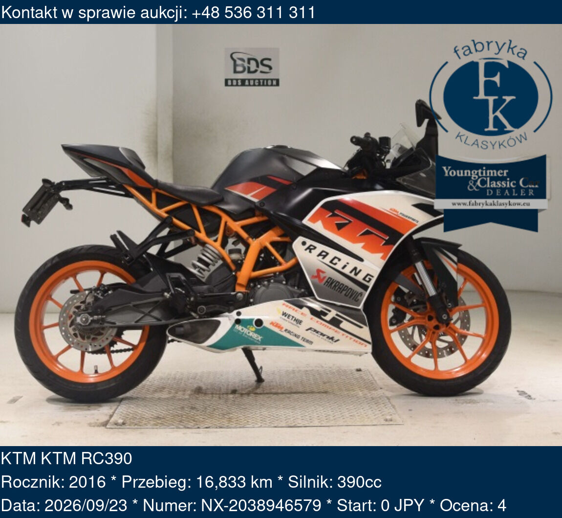 KTM KTM RC390 2016 - zdjęcie 2