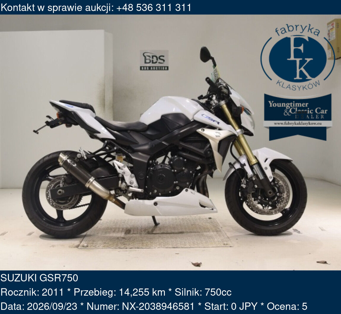 SUZUKI GSR750 2011 - zdjęcie 2
