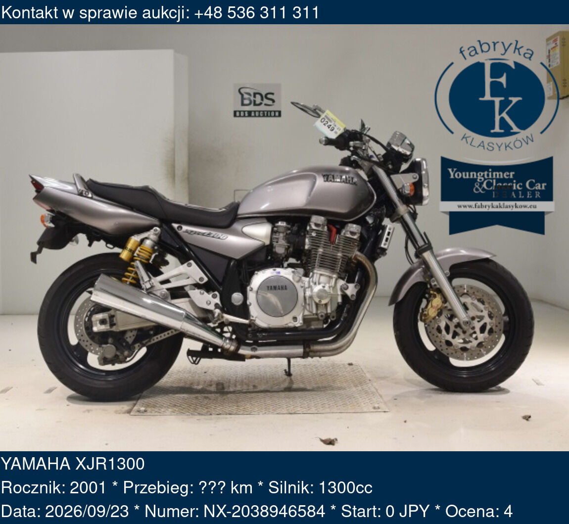 YAMAHA XJR1300 2001 - zdjęcie 2