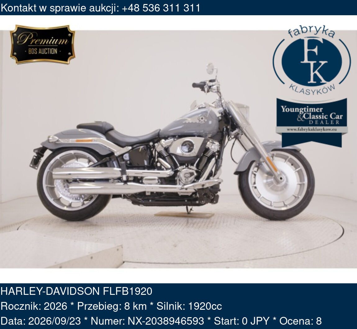 HARLEY-DAVIDSON FLFB1920 2026 - zdjęcie 2
