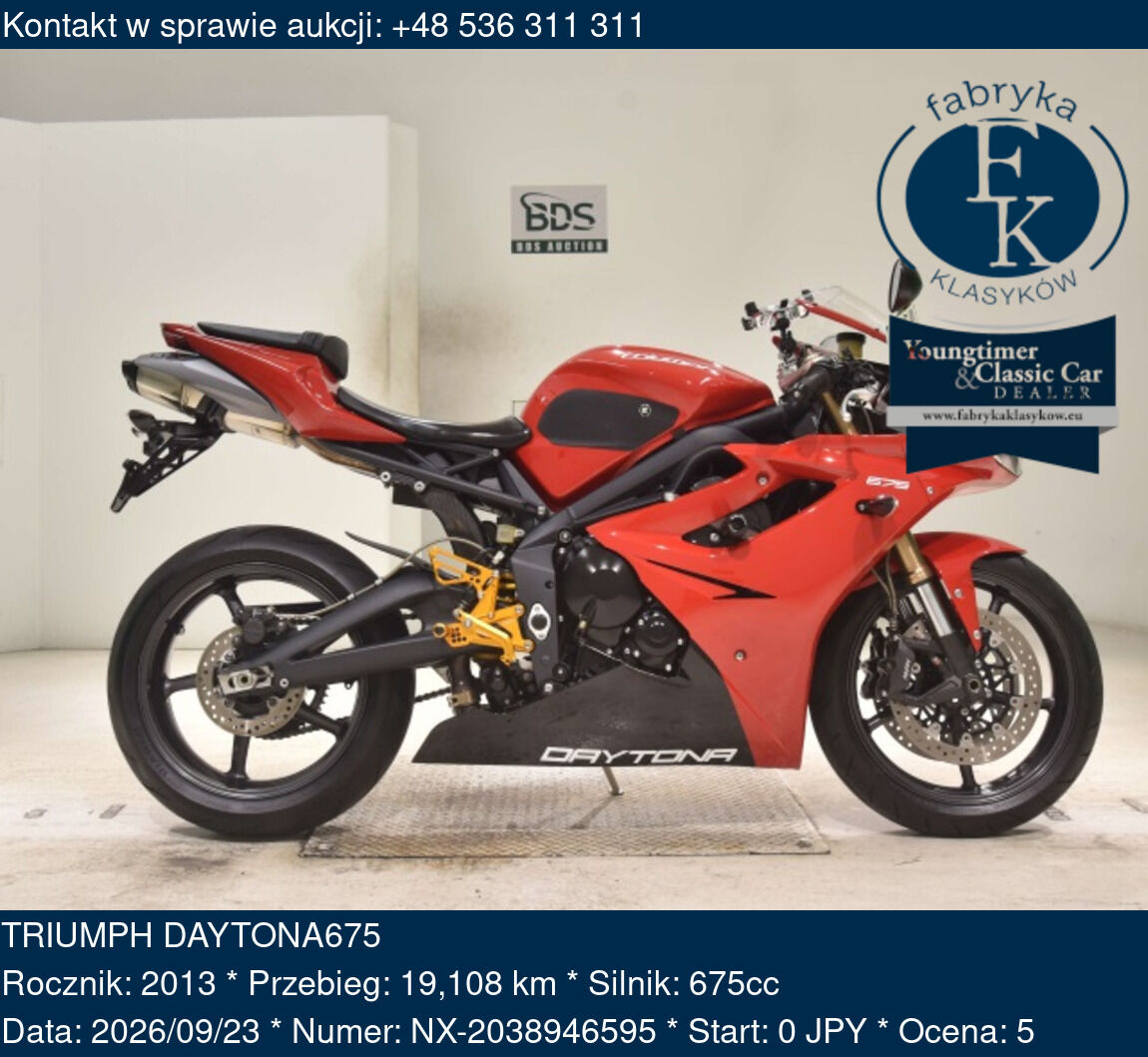 TRIUMPH DAYTONA675 2013 - zdjęcie 2