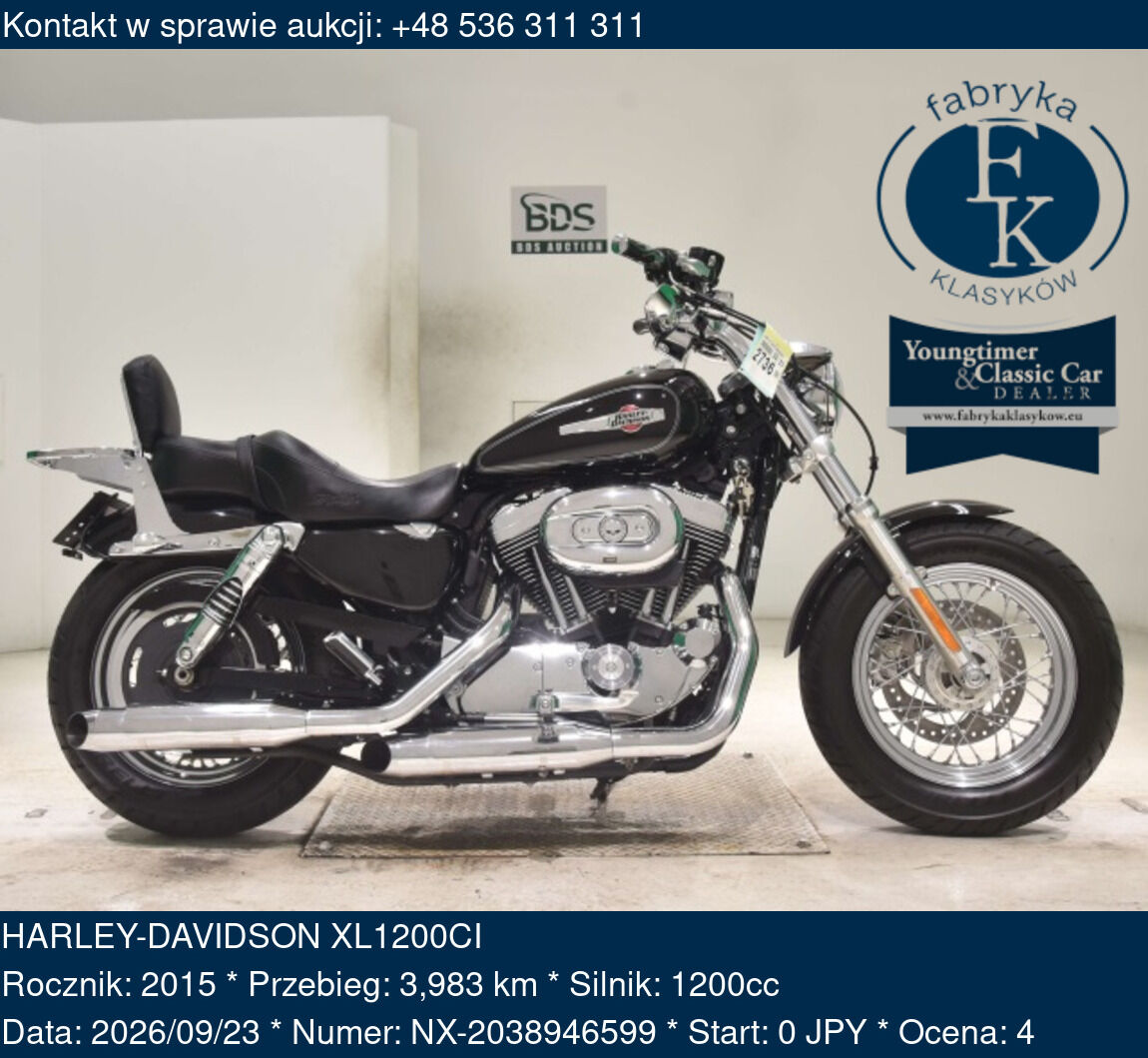 HARLEY-DAVIDSON XL1200CI 2015 - zdjęcie 2