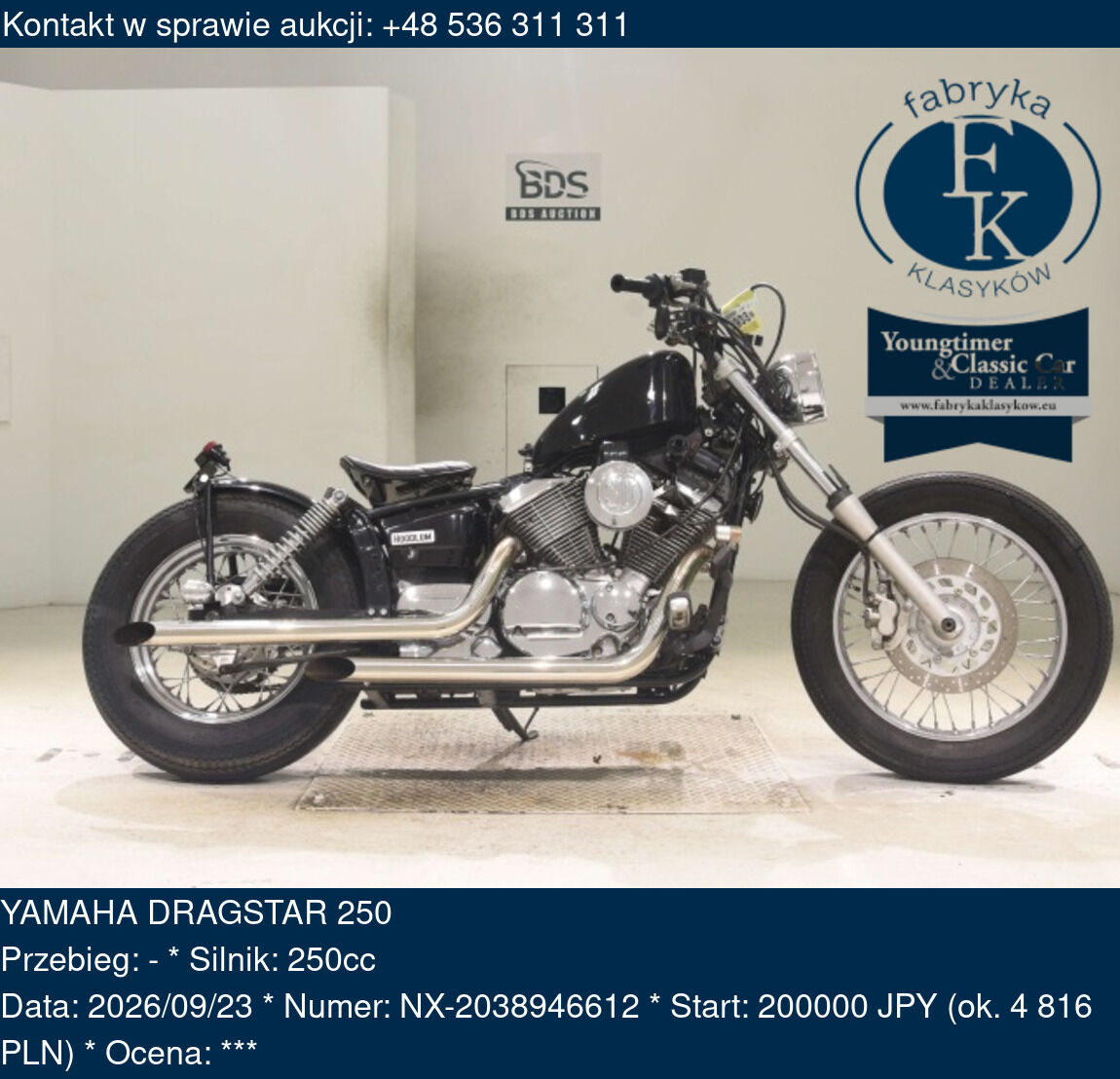 YAMAHA DRAGSTAR 250  - zdjęcie 2