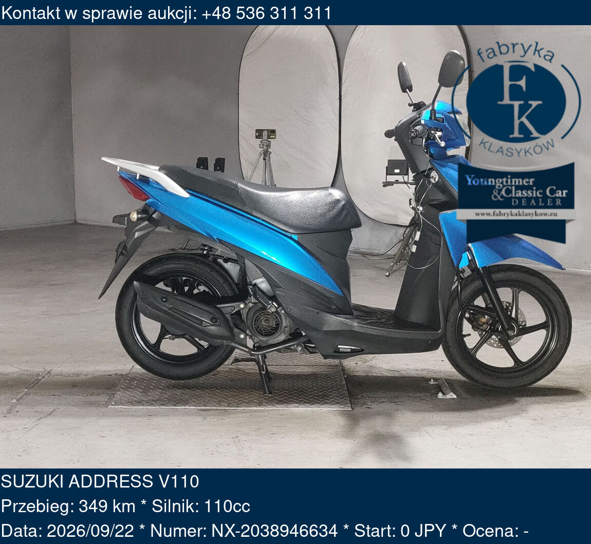 SUZUKI ADDRESS V110  - zdjęcie 2