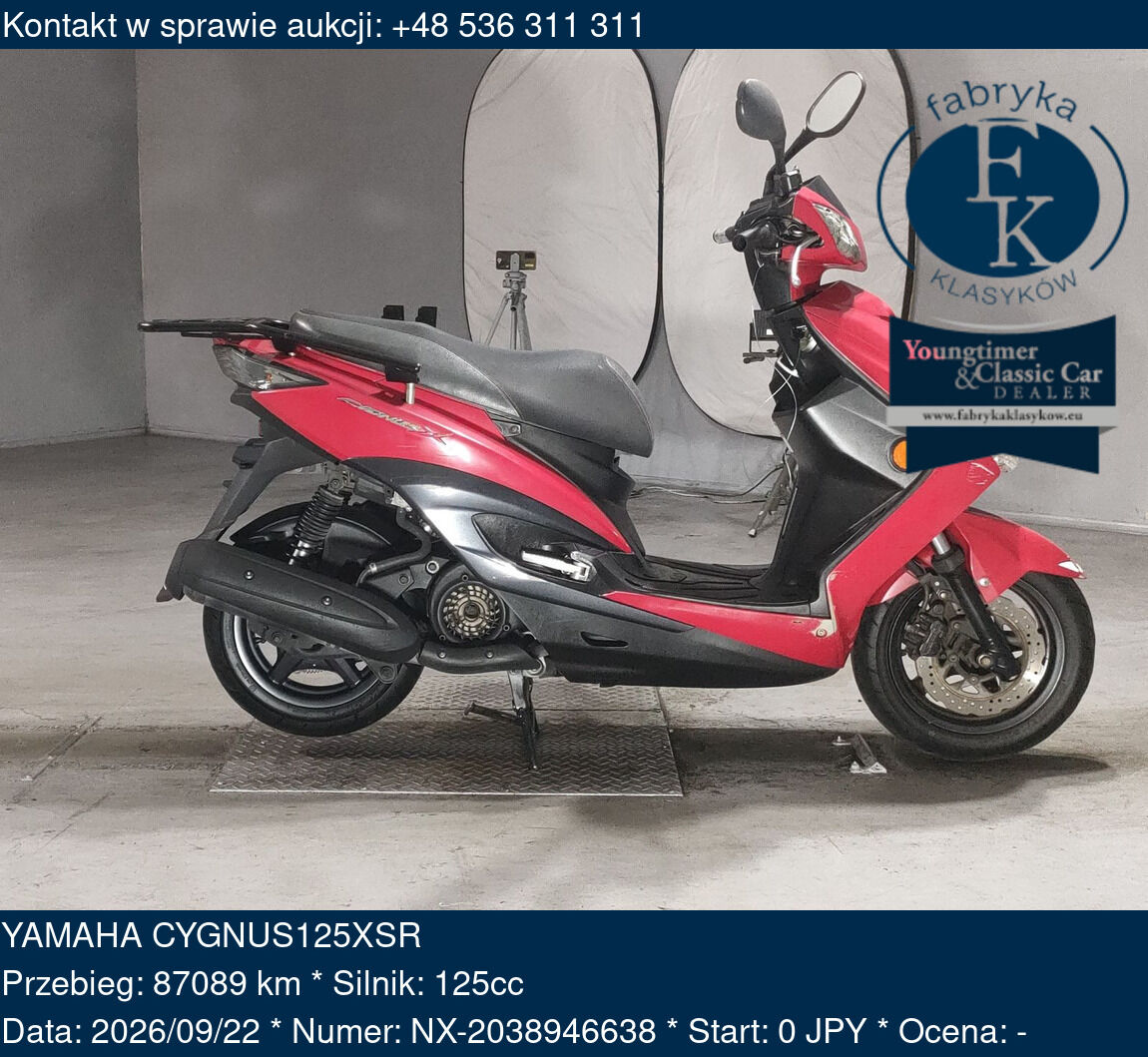 YAMAHA CYGNUS125XSR  - zdjęcie 2