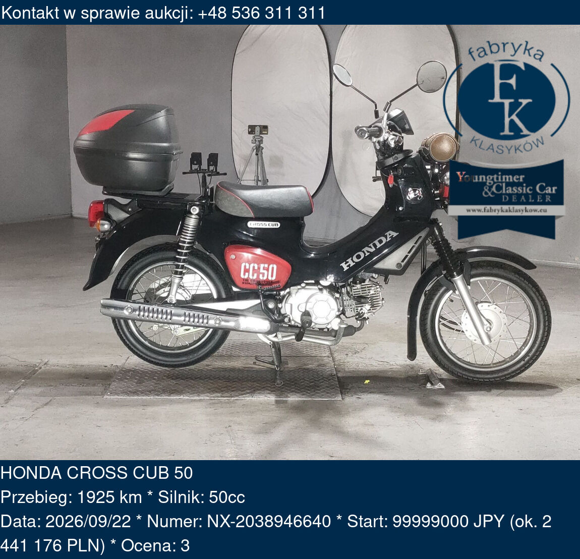 HONDA CROSS CUB 50  - zdjęcie 2