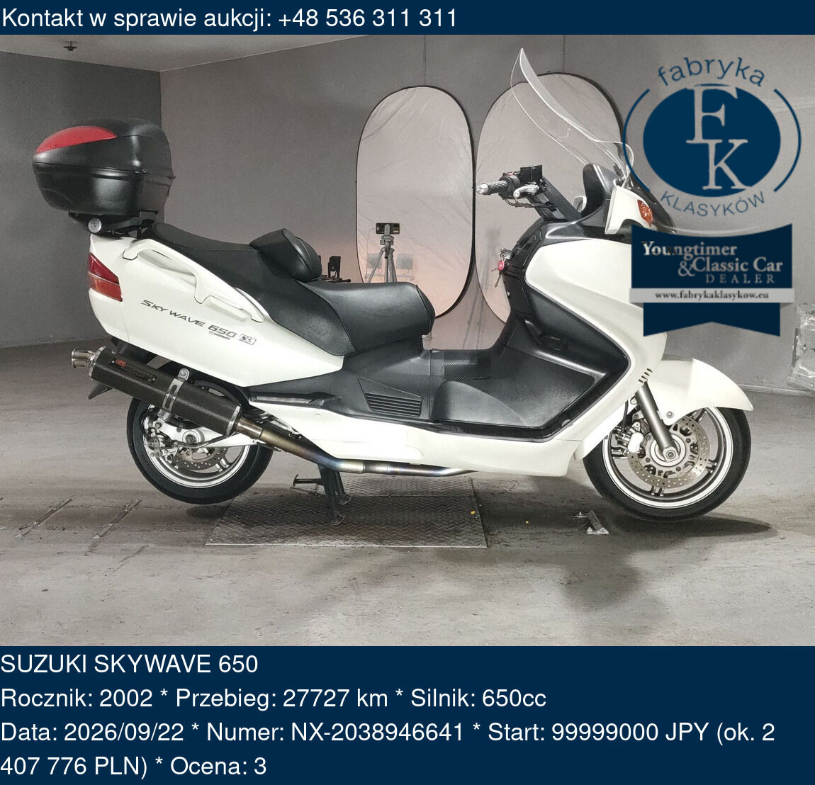 SUZUKI SKYWAVE 650 2002 - zdjęcie 2