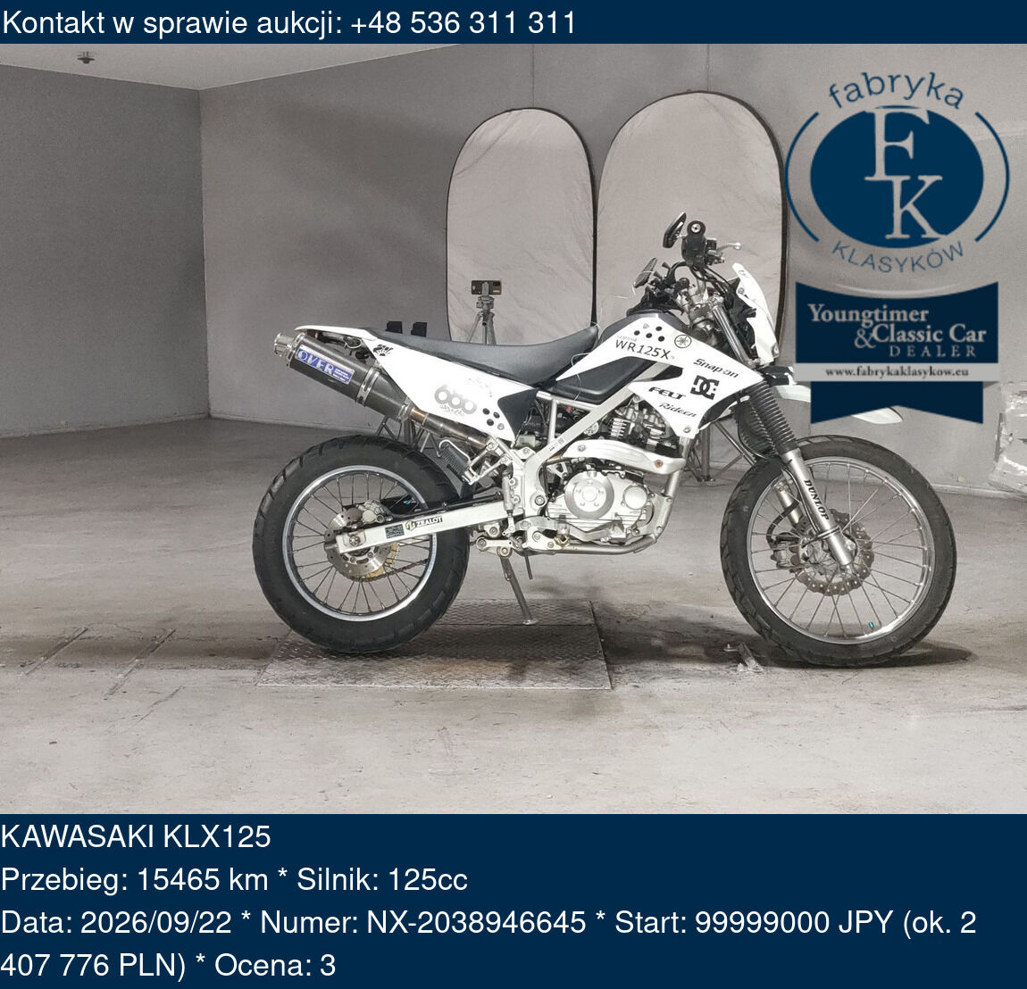 KAWASAKI KLX125  - zdjęcie 2