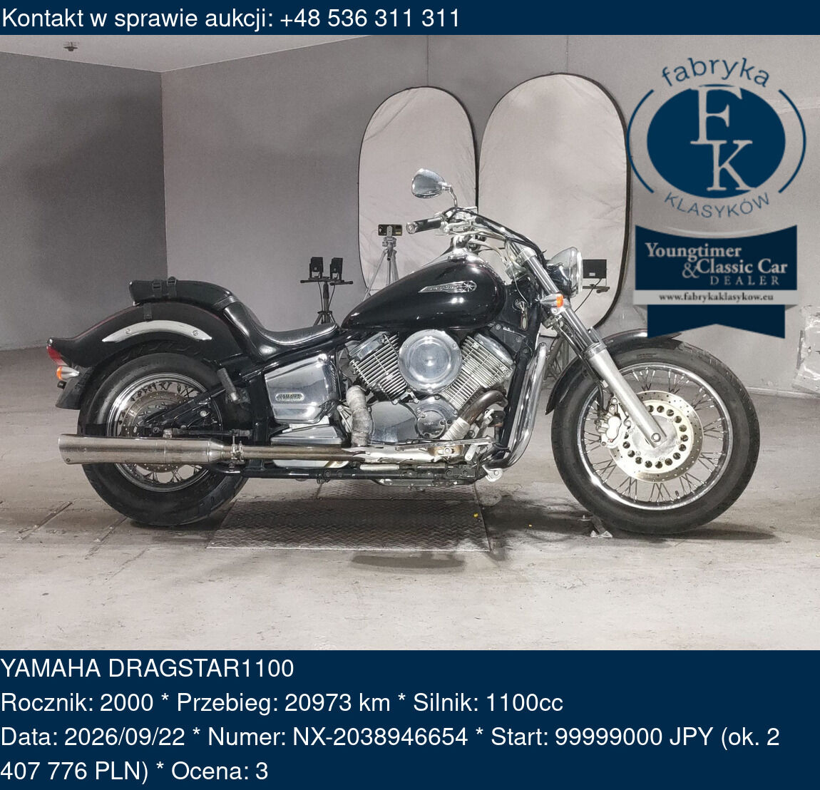 YAMAHA DRAGSTAR1100 2000 - zdjęcie 2