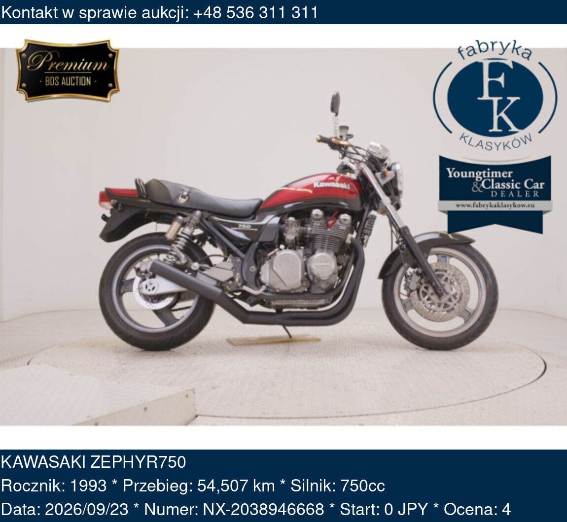 KAWASAKI ZEPHYR750 1993 - zdjęcie 2