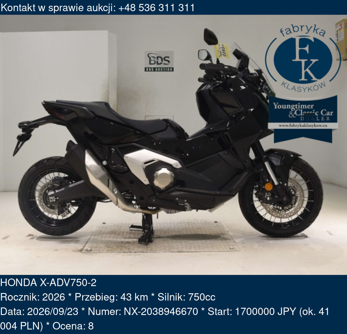 HONDA X-ADV750-2 2026 - zdjęcie 2