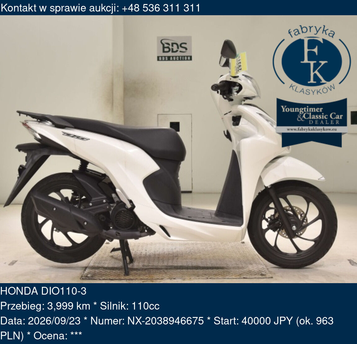 HONDA DIO110-3 - zdjęcie 2