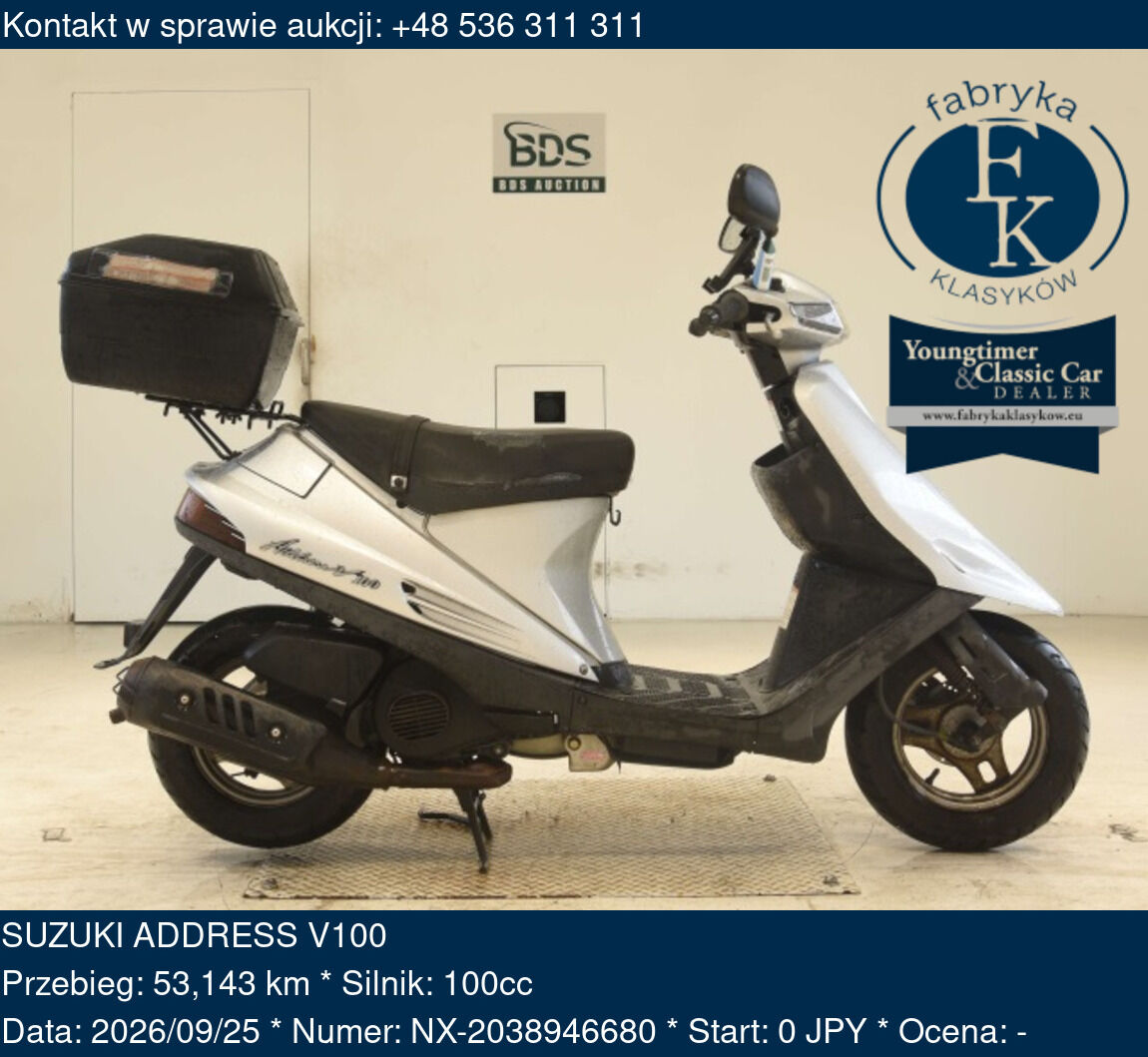 SUZUKI ADDRESS V100  - zdjęcie 2