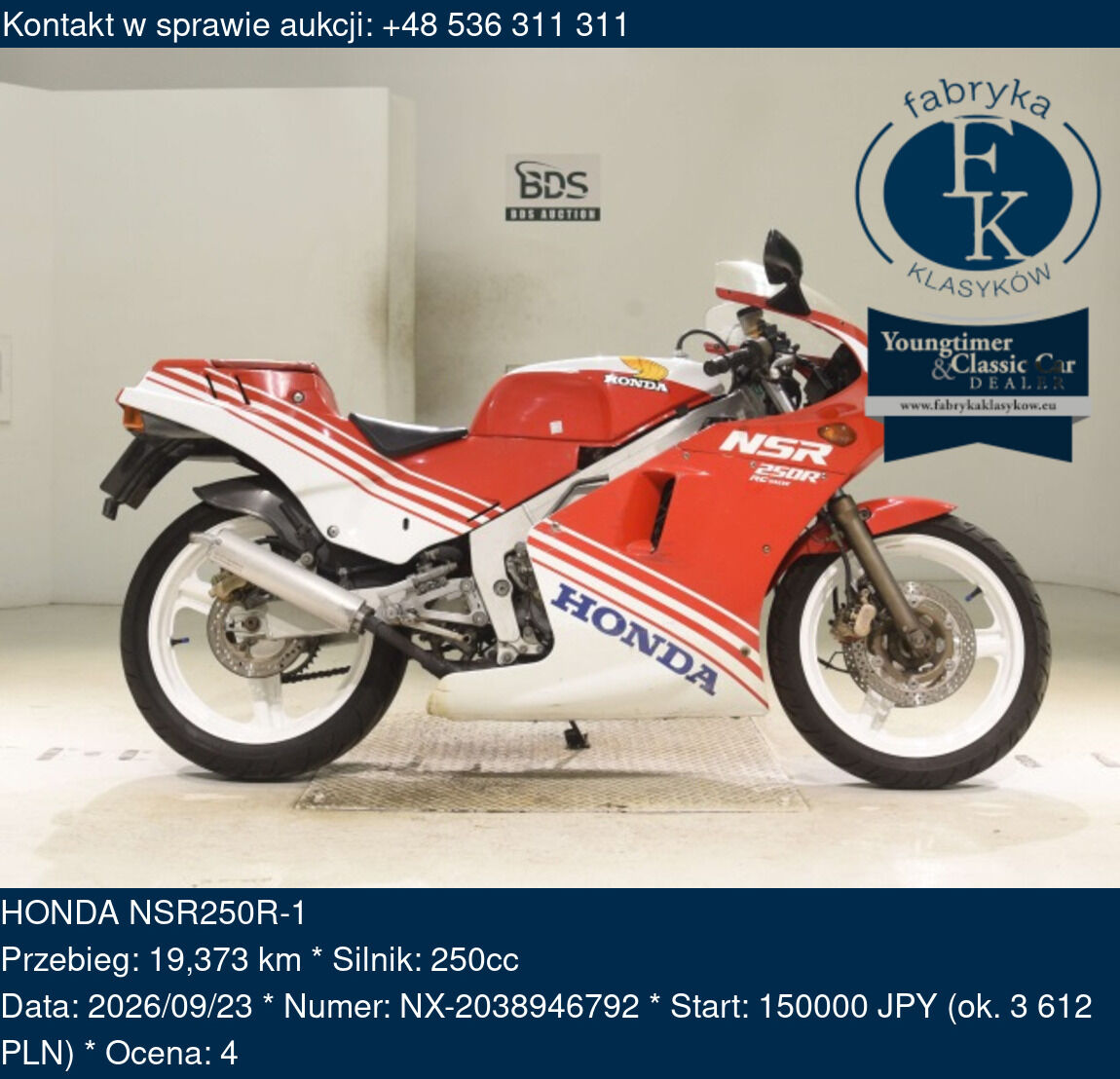 HONDA NSR250R-1 - zdjęcie 2